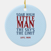 アヴィエーターとその飛行機 セラミックオーナメント (裏面)