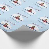アヴィエーターとその飛行機 ラッピングペーパー (角)