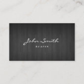 アヴィエータークラシー暗黒木材 名刺 (正面)