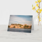 アヴィニオンブリッジフランス カード (黄色い花)