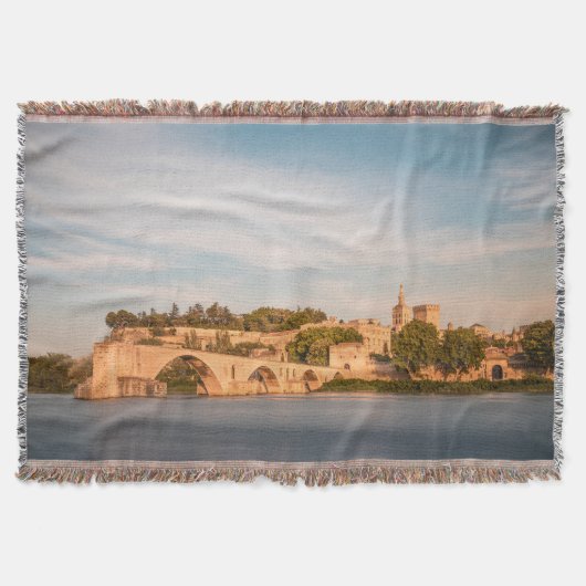 アヴィニオンブリッジフランス スローブランケット (正面)