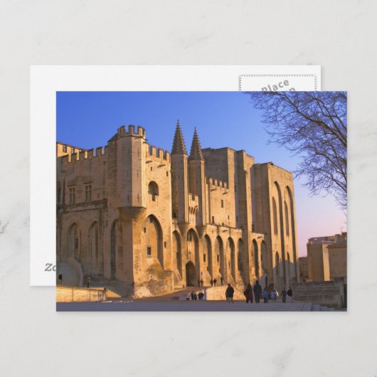 アヴィニョンの教皇の宮殿 ポストカード (正面/裏面)