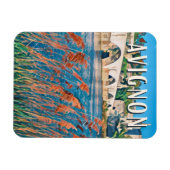 アヴィニョン写真ヴィンテージ マグネット (横)