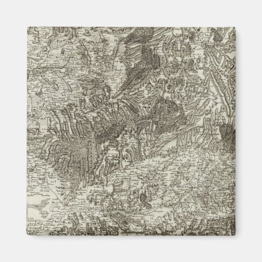 アヴィニョン、オレンジ マグネット (正面)