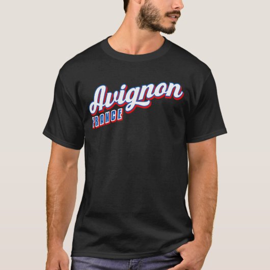 アヴィニョン・フランス Tシャツ (正面)