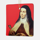 アヴィラのテレサバイルーベンス セラミックオーナメント (左)