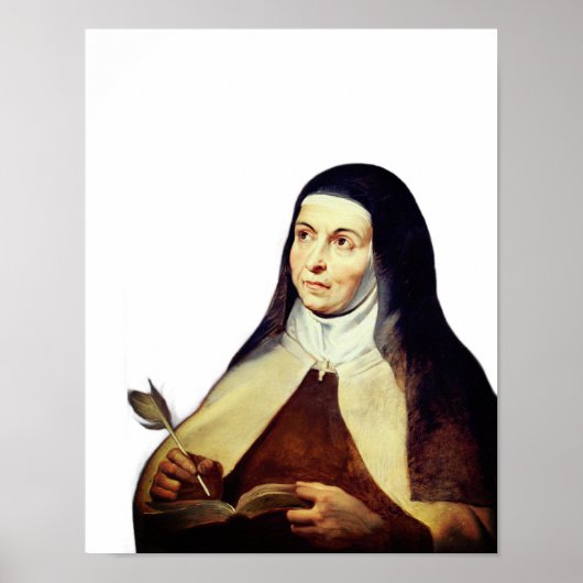 アヴィラのテレサバイルーベンス ポスター (正面)