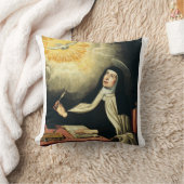 アヴィラの聖テレサ　炎の神秘者　芸術 クッション (ブランケット)