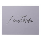 アヴィラ・ハイリージュ・テレサの聖テレサの署名 ノートパッド (正面)