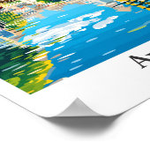 アヴェイロポルトガルヴィンテージトラベルポートレート ポスター (角)