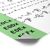 アヴェランフォント合字 ポスター (角)