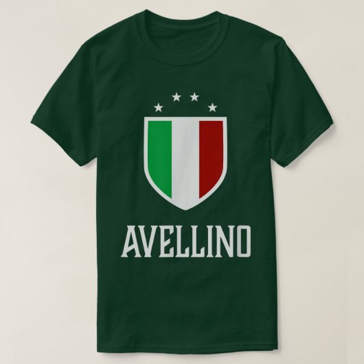 アヴェリノ,イタリア – イタリアン Italia Tシャツ (デザイン正面)