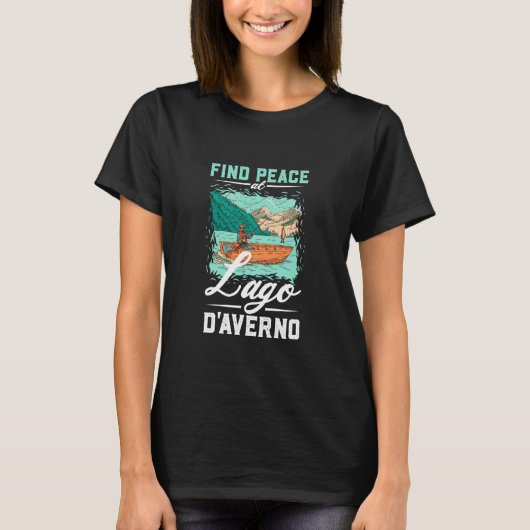 アヴェルノ湖での釣り Tシャツ (正面)