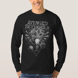 アヴェンジド・セヴンフォールド ロングスリーブ メンズ ミュージック Tシャツ