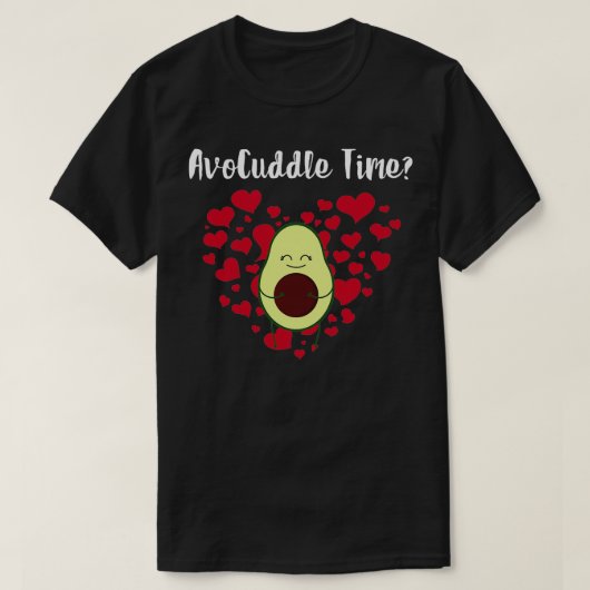 アヴォカドル時間バレンタインデー Tシャツ (デザイン正面)