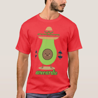 アヴォカーディオアボカドフィットネスカーディオトレーニングシャツ Tシャツ