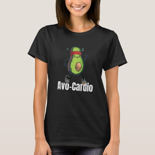 アヴォカーディオベジタリアンビーガン野菜フードグラフ Tシャツ (正面)
