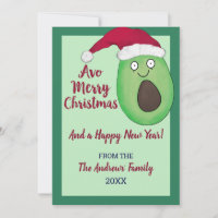 アヴォメリークリスマス引用文アボカドサンタクリスマス