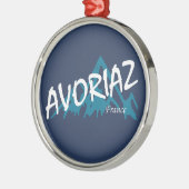 アヴォリアスフランスマウンテンズ メタルオーナメント (左)