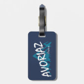 アヴォリアズ フランス 山々 ラゲッジタグ (裏面縦)