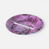 アヴォンデールレッドブドアー結婚ト紙プレート ペーパープレート (アングル)