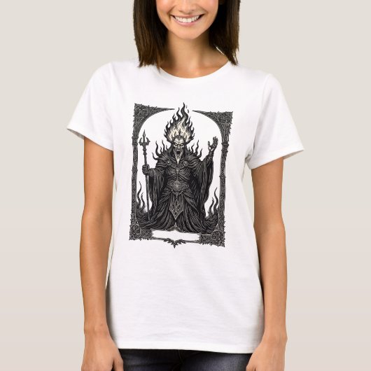 アヴナスとしても知られるエイミーの燃えるシジル Tシャツ (正面)