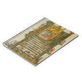 アヴマリステラクリスマス中世の原稿 ノートブック (左側)