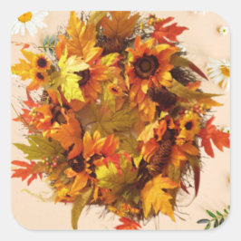 アヴリルフルーアかわいらし紅葉 スクエアシール