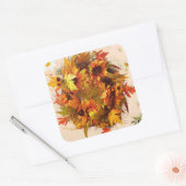 アヴリルフルーアかわいらし紅葉 スクエアシール (封筒)