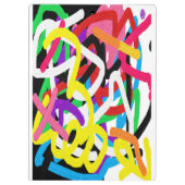 アヴリルフルーアカラフルズグラフィティドードル クリップボード (裏面)