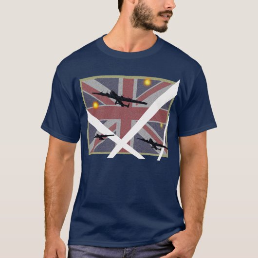 アヴロランカスターユニオンジャックティー Tシャツ (正面)