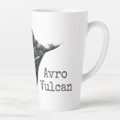 アヴロ・バルカンが逃げ出してパーソナライズされた、名前は大きい カフェラテマグ (右)