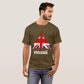 アヴロ・バルカンとユニオン・ジャック Tシャツ (正面フル)