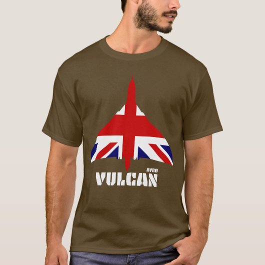 アヴロ・バルカンとユニオン・ジャック Tシャツ (正面)