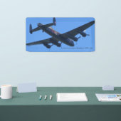 アヴロ・ランカスター爆撃機。1942年RAF 横断幕 (トレードショー)