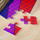 アーおもしろいトWTFポップ・アートのライフ] Lady Freking Out ジグソーパズル (側面)