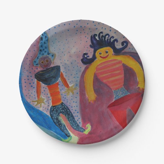 アーお洒落トカスタム紙プレート7イン ペーパープレート (正面)