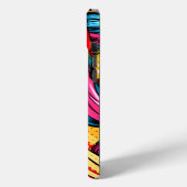 アーかわいらしトポップ・アートの漫画ガールカラフルアイアート Case-Mate iPhoneケース (裏面 / 左)