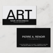 アーはっきりしたト 名刺 (正面/裏面)