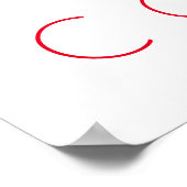 アーやる気を起こさせるトポップ・アートのキュールウルフ白黒 ポスター (角)