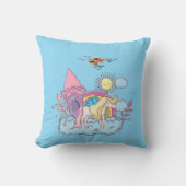 アーよくはしゃぐトお洒落デザイン クッション (正面)