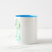 アーよくはしゃぐポップ・アートのトパンダベア ツートーンマグカップ (中央)