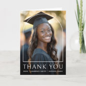 アーエレガントチクラシック卒業写真卒業 サンキューカード (正面)