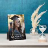 アーエレガントチクラシック卒業写真卒業 フォトプラーク (側面)