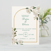 アーエレガントチフローラ結婚式招待状 | 素朴な 招待状 (スタンド正面)