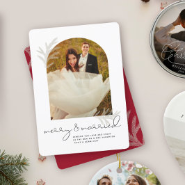 アーエレガントチ メリー| & 結婚したモダンSpruce シーズンカード