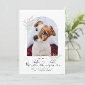 アーエレガントチ |初めてのクリスマスペットモダン犬 シーズンカード (スタンド正面)