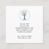 アーエレガントトセラピストツリー スクエア名刺 (裏面)