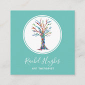 アーエレガントトセラピストツリー スクエア名刺 (正面)