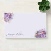 アーエレガントトテンプレート油カラーフラワーズハンドスクリプト ポストイット (オフィス)